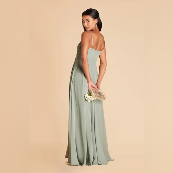 Birdy Grey KAIA DRESS CHIFFON SAGE Small NEW NWT Bridesmaid Wedding - Picture 2 of 6